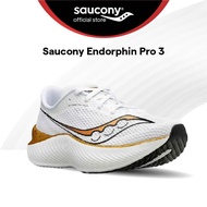 Saucony Endorphin Pro 3 Road Running Race Shoes Women's - WHITE/GOLD S10755-13