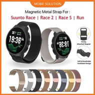 For Suunto Race 2 , Suunto Race , Suunto Race S , Suunto Run Metal Magnetic Replacement Strap