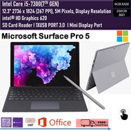 Microsoft Surface  ( intel core  i5 7th gen )   Microsoft cover keyboard & Original stylus pen windo