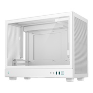 DEEPCOOL CASE (เคส) CH160 PLUS - MICRO-ATX WHITE