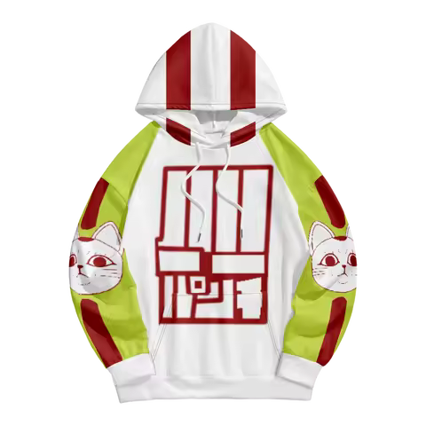 Dandadan cosplay hooded Anime Okarun hooded drawstring pocket sweatshirt men/women harajuku Pullover