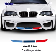 M Power Performance Car Front Bumper Sticker For BMW E36 E39 E46 E60 E61 E64 E70 E71 E85 E87 E90 E83 F10 F20 F21 F30 E80