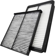 OPBU811-259 Cabin and Engine Air Filter for 2013 2014 2015 2016 2017 2018 2019 2020 2021 2022 2023 2