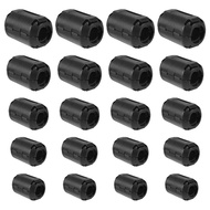 20 Pieces Clip-on Ferrite Ring Core RFI EMI Noise Suppressor Cable Clip for 3mm/ 5mm/ 7mm/ 9mm/ 13mm Diameter Cable, Black