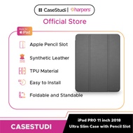 CASESTUDIO ipad Pro 11 inch 2018 Ultra Slim Case with Pencil Slot ipad Case Casing ipad