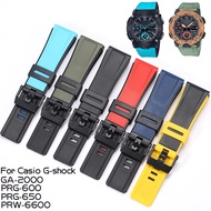 24mm Resin Strap Suitable for Casio Pro Trek GA2000 PRG-600 PRW-6600 PRG650 Watchbands Men's Sports 