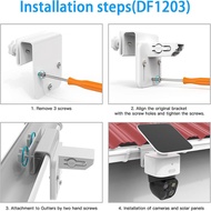 [SNME]Metal Gutter Mount Bracket for eufy Security eufyCamS4/S340/E42/E30