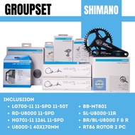 GROUPSET MTB Shimano CUES 1x11 Speed 11-51T w/Brakeset & Rotor
