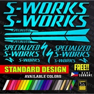 ✾S-Works Decals Road Bike Mtb Decals Sticker More Colors