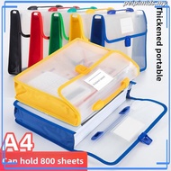 A4 SIZE MULTICOLOUR EXPANDING FILE WITH HANDLE / A4 SIZE FILE BAG WITH HANDLE