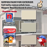 Nippon Paint Weatherbond Exterior collection 5 Liter Drifting By 1838P / Pebble Walk 1817P / Ramie 1