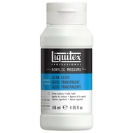 🇲🇾 Liquitex Professional Clear Gesso 118ml 237ml Acrylic Gesso Transparent Artist Gesso Primer Clear