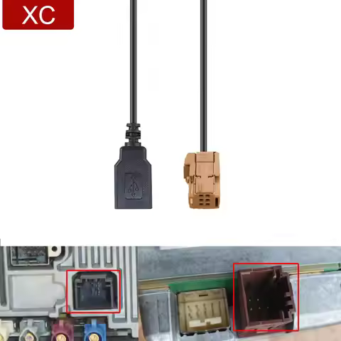 USB Cable for Peugeot CITROEN MM RT3EV RT4 RT5 207 307 308 407 607 1007 C6 2008 2009 Radio Part Numb