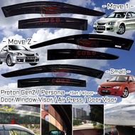 Proton Gen 2 / Persona Air Press Window Door Visor - Move / Small - 1 set / 4pcs