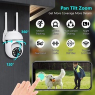 CCTV Camera 5G wifi Pro HD 1080p Camera Outdoor Waterproof 4X Digital Zoom Speed Dome WiFi 2 way Aud