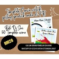 50 Canva Template Digital + 100 AI Prompt