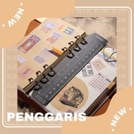 6 Rings Binder Ruler A6 A5 Size - School Notebook - Binder Notebook - Journal Book [BUJOYUK]