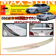 BMW 5 SERIES E60 M5 LOOK REAR TRUNK SPOILER DUCKTAIL BMW 5SERIES E60 2004-2010 M5 M SPORT SPOILER BODYKIT ABS MATERIAL