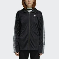 台灣愛迪達官網正品 楊冪同款 ADIDAS Originals 愛迪達 Track Jacket 黑白 三線 開叉 立領 運動外套 長版 女款 DH4234