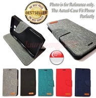Canvas Diary Wallet Flip Case/Screen Protector for Samsung Galaxy ON5 ON7 C5 C7 C9 Pro