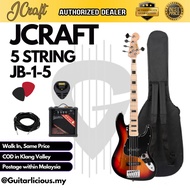 JCRAFT 5 String Jazz Bass Electric Guitar ( JCraft / JB15 / JB-1-5 ) 5 tali gitar bass 贝斯 gitar bass