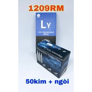 Tattoo needle and 9RM horizontal polished nib