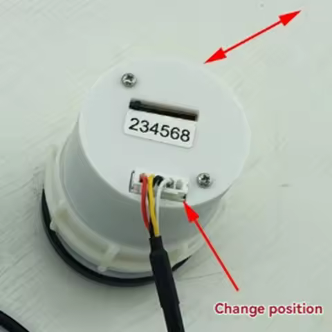 M64K-52MM Electrical Tachometer 0-8000 RPM 2" RPM Tacho Meter For 2 3 4 5 6 8 Cylinder Engine Car Bo