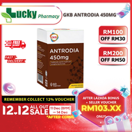 [Buy 3 Boxes, Free GKM3 10's] GKB Antrodia Liver Tonic | 60 Vegecaps | Liver Health Supplement with 