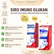 Kan Imunoglukan P4H Syrup 120ml Supports Baby's Immunity Shop Embott