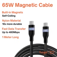 Funezi Magnetic Cable Type C to Type C Cable Type C Fast Charging Original USB C to USB C Cable