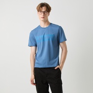 ESP เสื้อทีเชิ้ตพิมพ์ลายกราฟฟิก ผู้ชาย สีฟ้าอ่อน | Graphic Tee Shirt | 04025