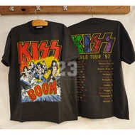 [23] KISS BOOM WORLD TOUR '97 Bio Washed vintage shirt Rock Band