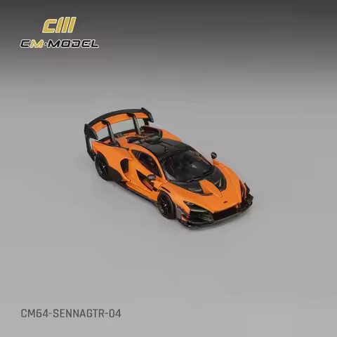 CM Model 1:64 Mclaren Senna GTR Alloy Diecast Car Model Gift