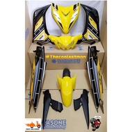 🔥READY STOCK❗️ Yamaha LC135 V2/V3/V4 60TH KENNY ROBERT (BLACK)  Body Cover Set Coverset