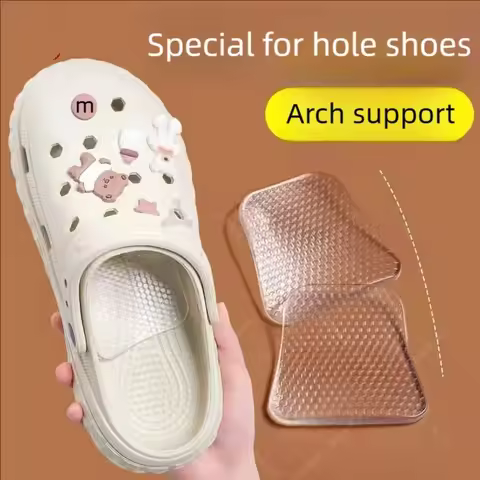 Summer Garden Clog & High Heel Foot Care Pads 9mm Silicone Arch Support Half Insoles Soft Cushion Sh