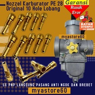 Nozzle Nozzle Carburetor Nozzle Carburetor PE NSR 28 PE28 NSR28 Holes 10 Holes Setting Carbu Carburetor Solutions Are Hard To Arrange Ngok And Brebet