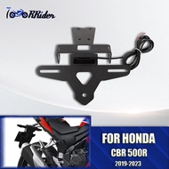 Motorcycle Tail Tidy Fender Eliminator Rear License Plate Holder Bracket Led Light for Honda CBR500R