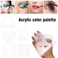 Acrylic Palette Makeup Tools Clear Mixing Foundation Palette Color Transparent Palette Palette B3q7