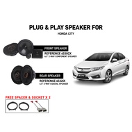 Infinity Plug&Play Speaker For Honda City. Infinity Reference 6530CX & Infinity Reference 6532IX