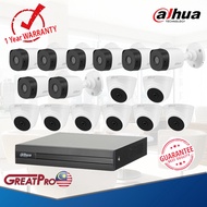 DAHUA  XVR1B16H 16 CHANNEL 5MP CCTV PACKAGE WITH PENTA-BRID 1U DIGITAL VIDEO RECORDER
