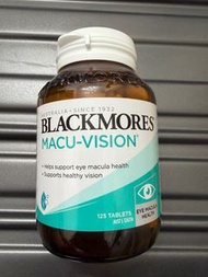BLACKMORES MACU-VISION 黃斑抗氧護眼精華片 125粒 /全新 NEW /澳洲購入