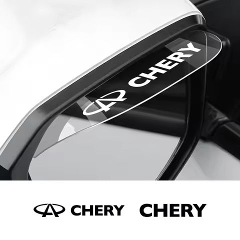 2PCS Car Rearview Mirror Rain Eyebrow Visor Shield Cover Auto Accessories For Chery Tiggo 2 4 3 7 5x