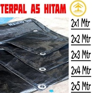 Korean A5 Black Tarpaulin Size 2x1, 2x2, 2x3, 2x4, 2x5 Meters HM