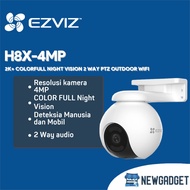 EZVIZ H8X 4MP 2K+ CCTV OUTDOOR COLORFUL NIGHTVISION TWO WAY PAN TILT WIFI CAMERA