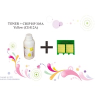 HP 305A Yellow TONER + CHIP (CE412A)