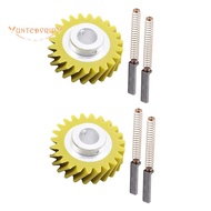W10112253 Mixer Worm Gear W10380496 Carbon Brushes for KitchenAid 5K45SS 5K5SS Mixers Replace Parts 