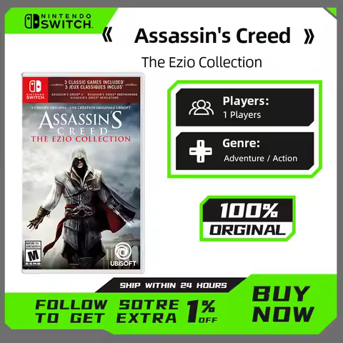 ASSASSIN CREED THE EZIO COLLECTION - Nintendo Switch Game Deals Physical Cartridge Games Card Suppor