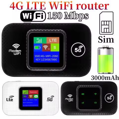 M9S 4G Lte WIFI Router With Sim Card Slot 150Mbps Wireless Portable Router 3650mAh Unlock Modem Pock