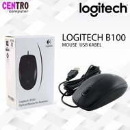 Logitech B100 Mouse USB Wired Logitech B100 Mouse