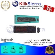 Logitech MK120 Combo Mouse Keyboard USB Cable MK 120 Official Warranty